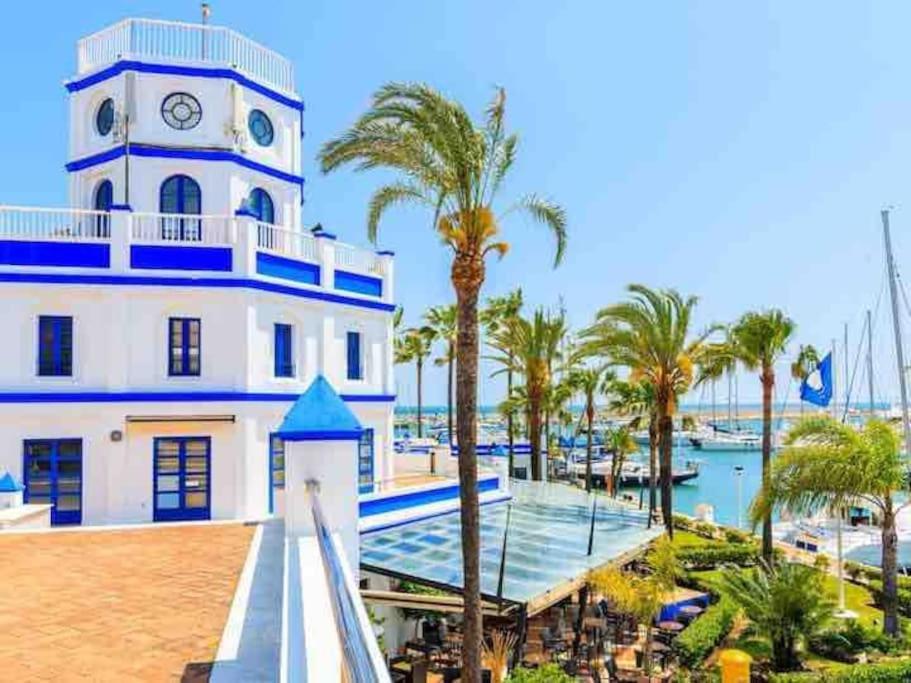 Lovely 1 Bedroom Apartment With Sea Views And Pool Estepona Exterior photo